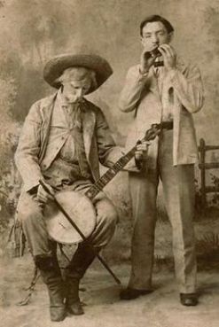 Banjo con arco EEUU Hacia 1870