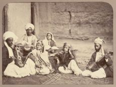 Grupo de danza e música en Afganistán , Finais do S XIX